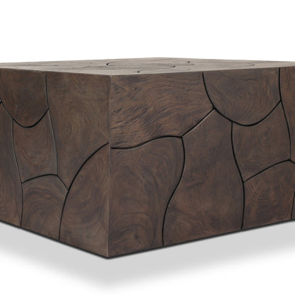 Tomlin Outdoor Bunching Table Stained Saddle Brown