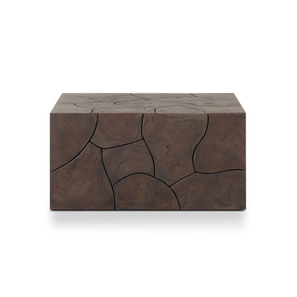Tomlin Outdoor Bunching Table Stained Saddle Brown