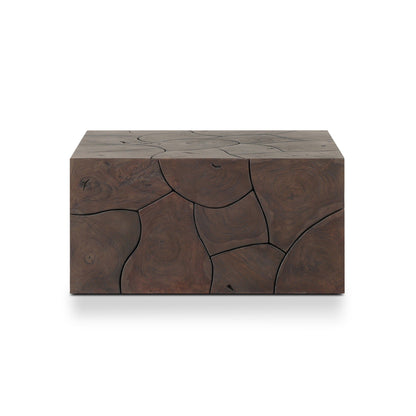 Tomlin Outdoor Bunching Table Stained Saddle Brown