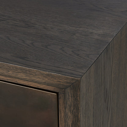 Arlington Espresso Oak 6‑Door Sideboard