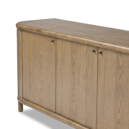 Florent Cylinder‑Frame Oak Storage Sideboard