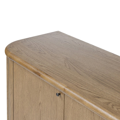 Florent Cylinder‑Frame Oak Storage Sideboard