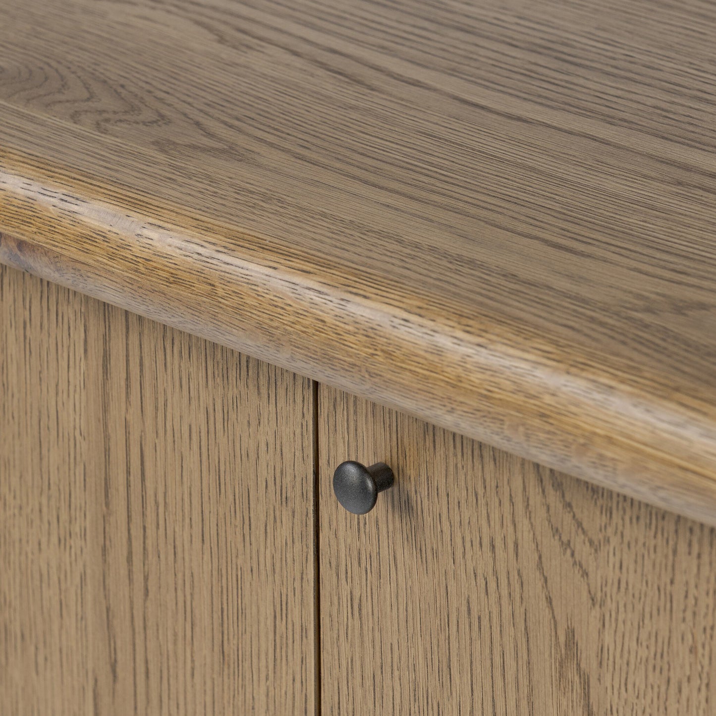 Florent Cylinder‑Frame Oak Storage Sideboard