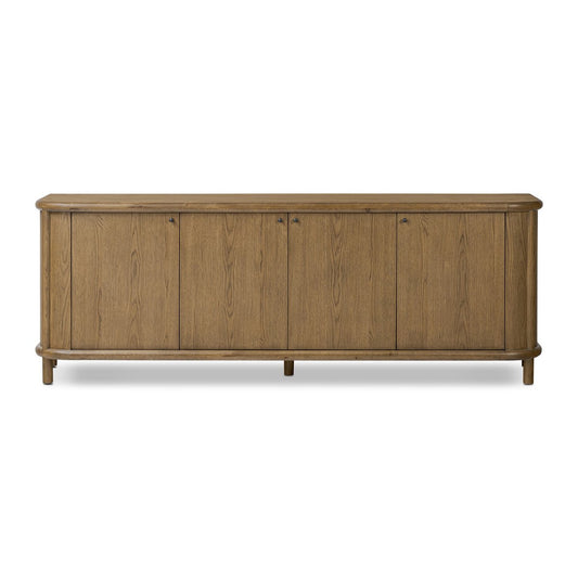 Florent Cylinder‑Frame Oak Storage Sideboard