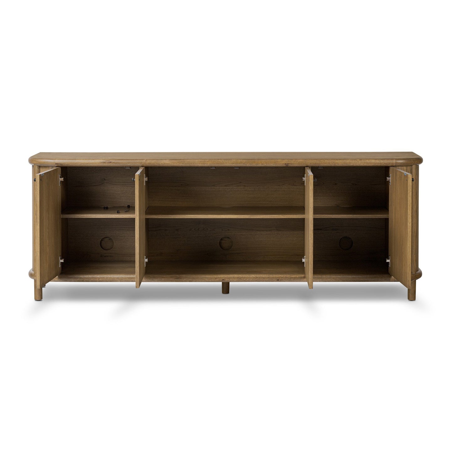 Florent Cylinder‑Frame Oak Storage Sideboard