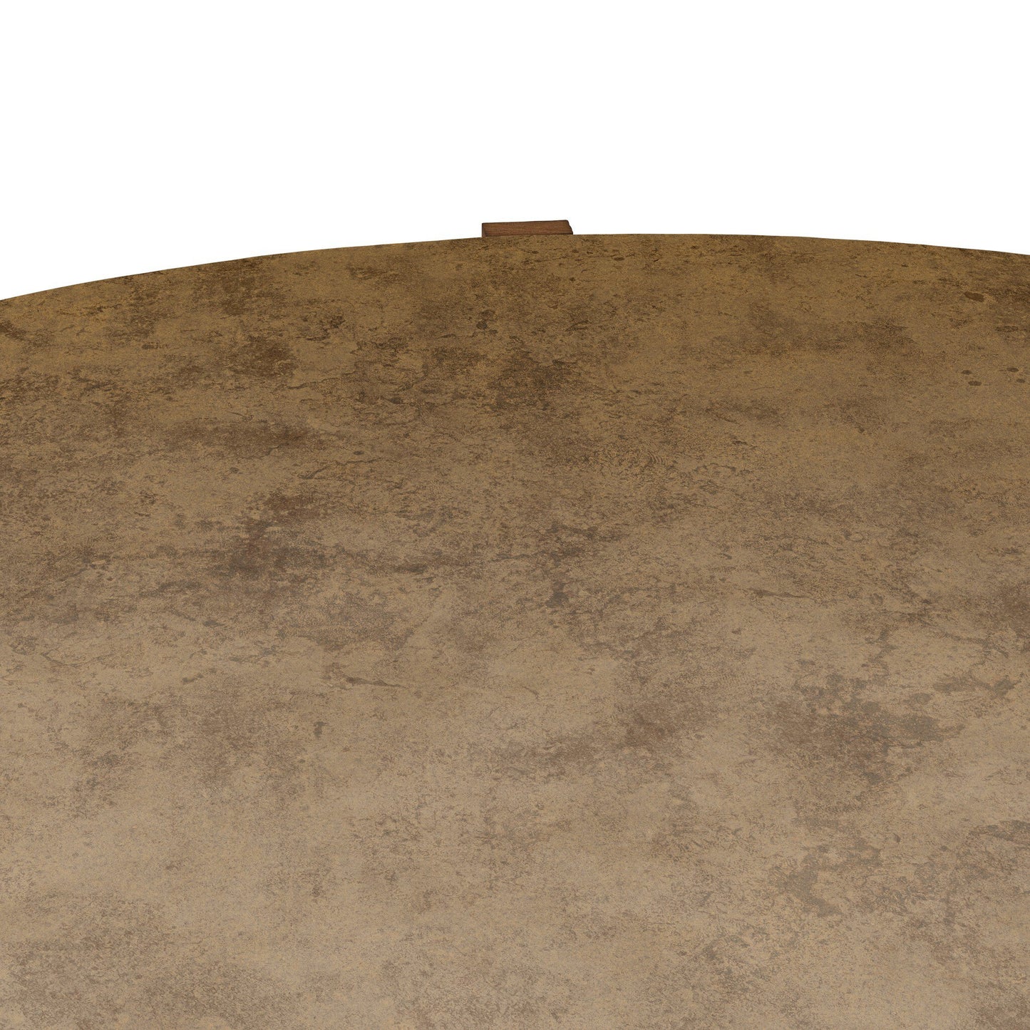 Bingham Coffee Table Antiqued Brass Aluminum