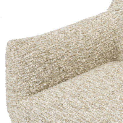 Margot Swivel Chair Solema Cream Boucle