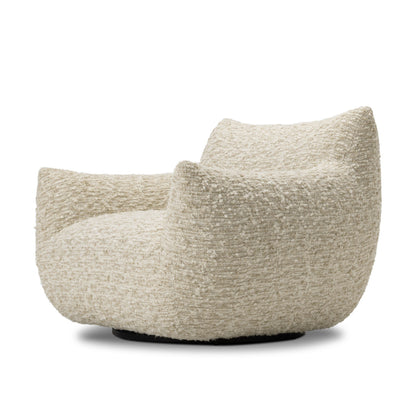 Margot Swivel Chair Solema Cream Boucle