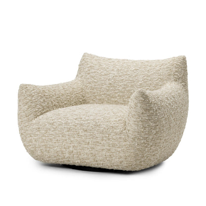 Margot Swivel Chair Solema Cream Boucle