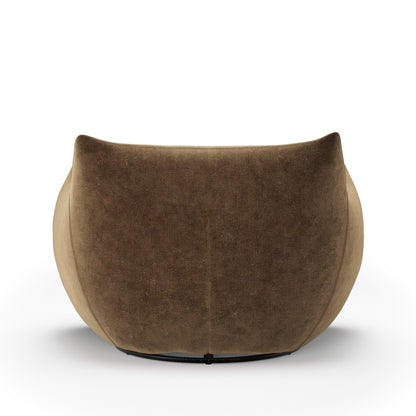 Margot Swivel Chair Altair Mushroom Boucle
