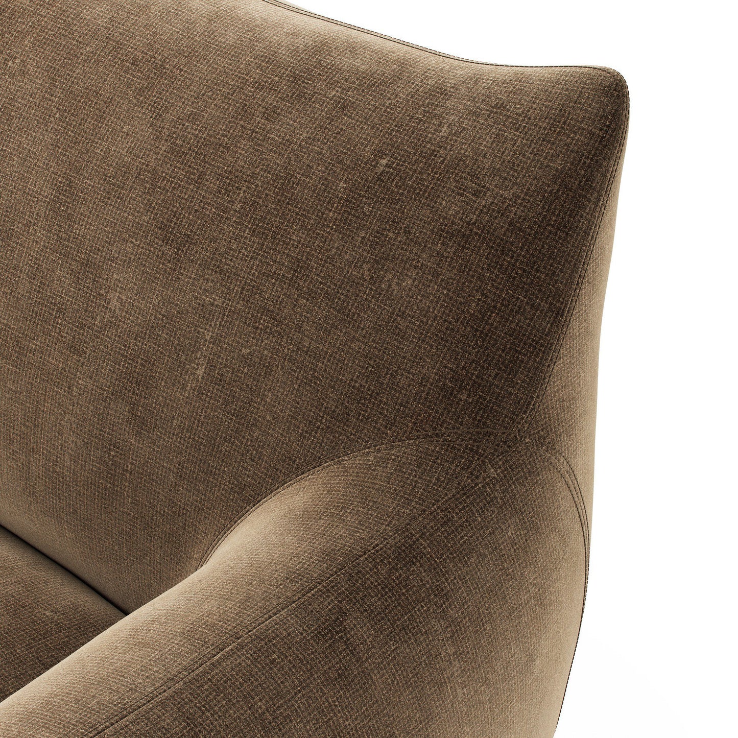 Margot Swivel Chair Altair Mushroom Boucle