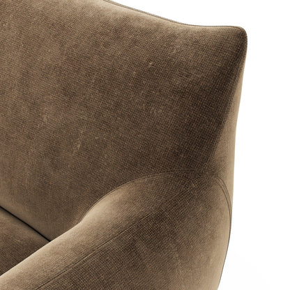 Margot Swivel Chair Altair Mushroom Boucle