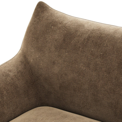 Margot Swivel Chair Altair Mushroom Boucle