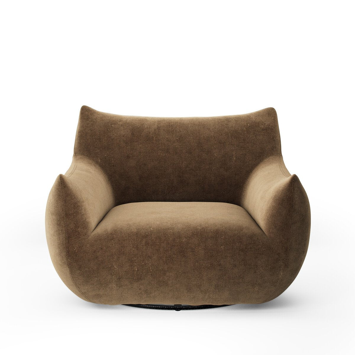 Margot Swivel Chair Altair Mushroom Boucle