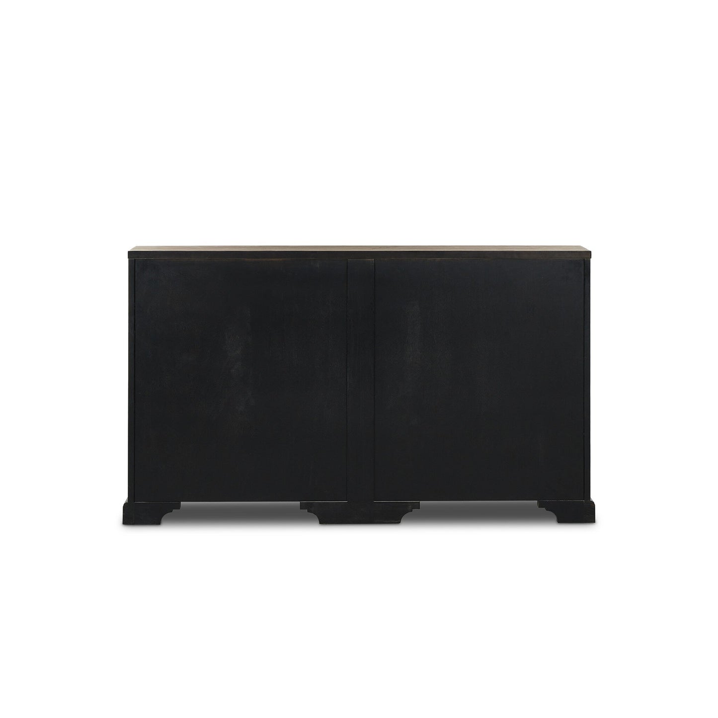 Humptulips River Distressed Black Cabinet