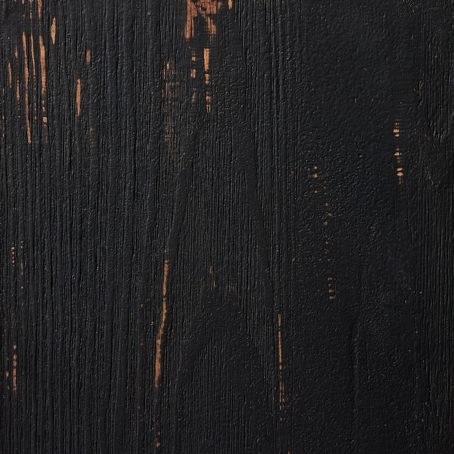 Humptulips River Distressed Black Cabinet