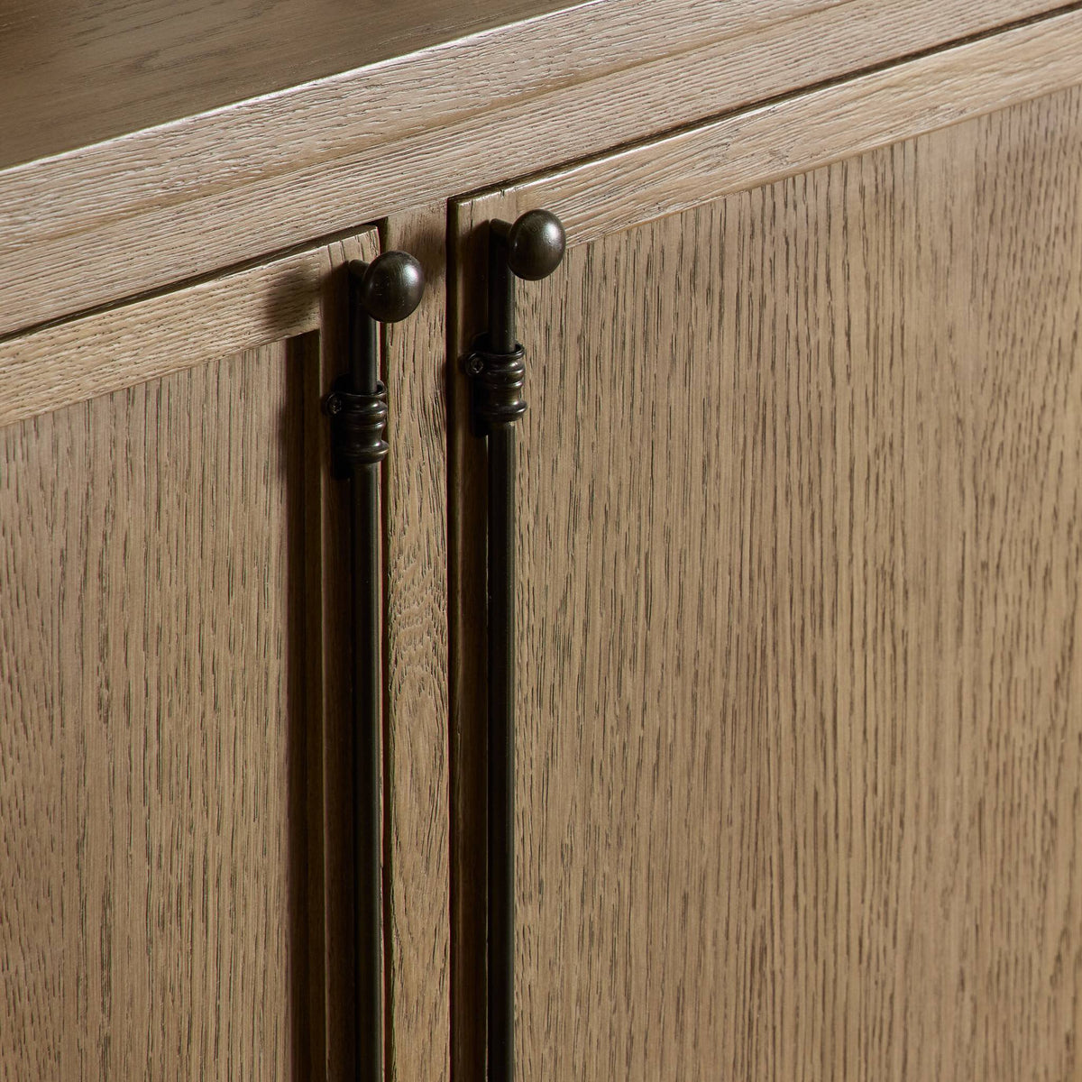 Adley Weathered Washed Oak Sideboard
