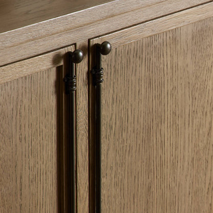 Adley Weathered Washed Oak Sideboard
