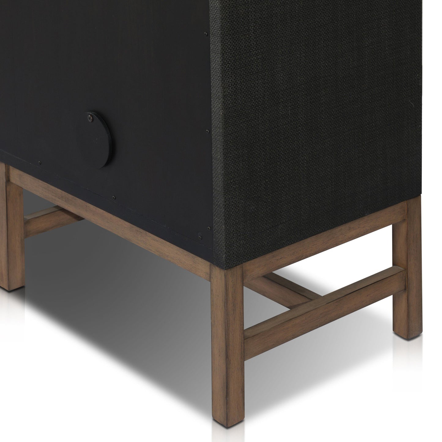 Fiona Mahogany Sideboard with Woven Raffia