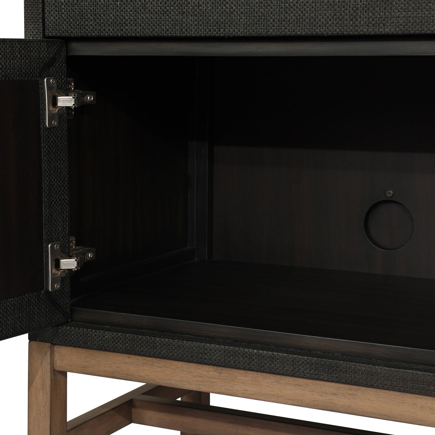 Fiona Mahogany Sideboard with Woven Raffia