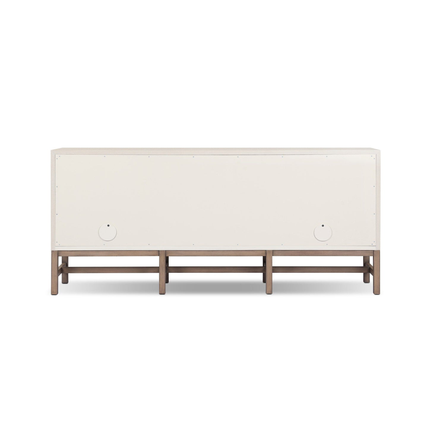 Fiona Mahogany Sideboard with Woven Raffia