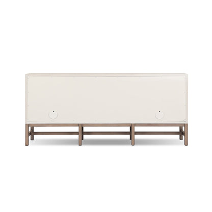 Fiona Mahogany Sideboard with Woven Raffia