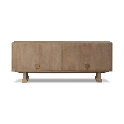 Adela Chamfered‑Frame Oak Sideboard