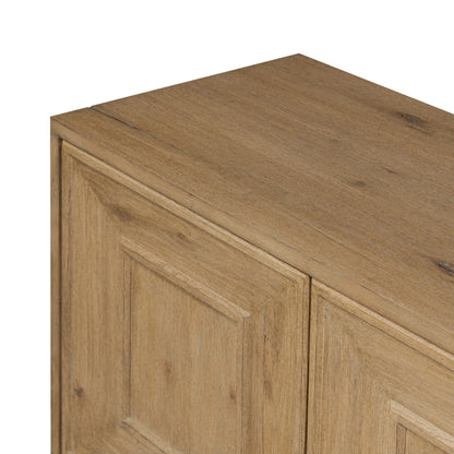 Adela Chamfered‑Frame Oak Sideboard