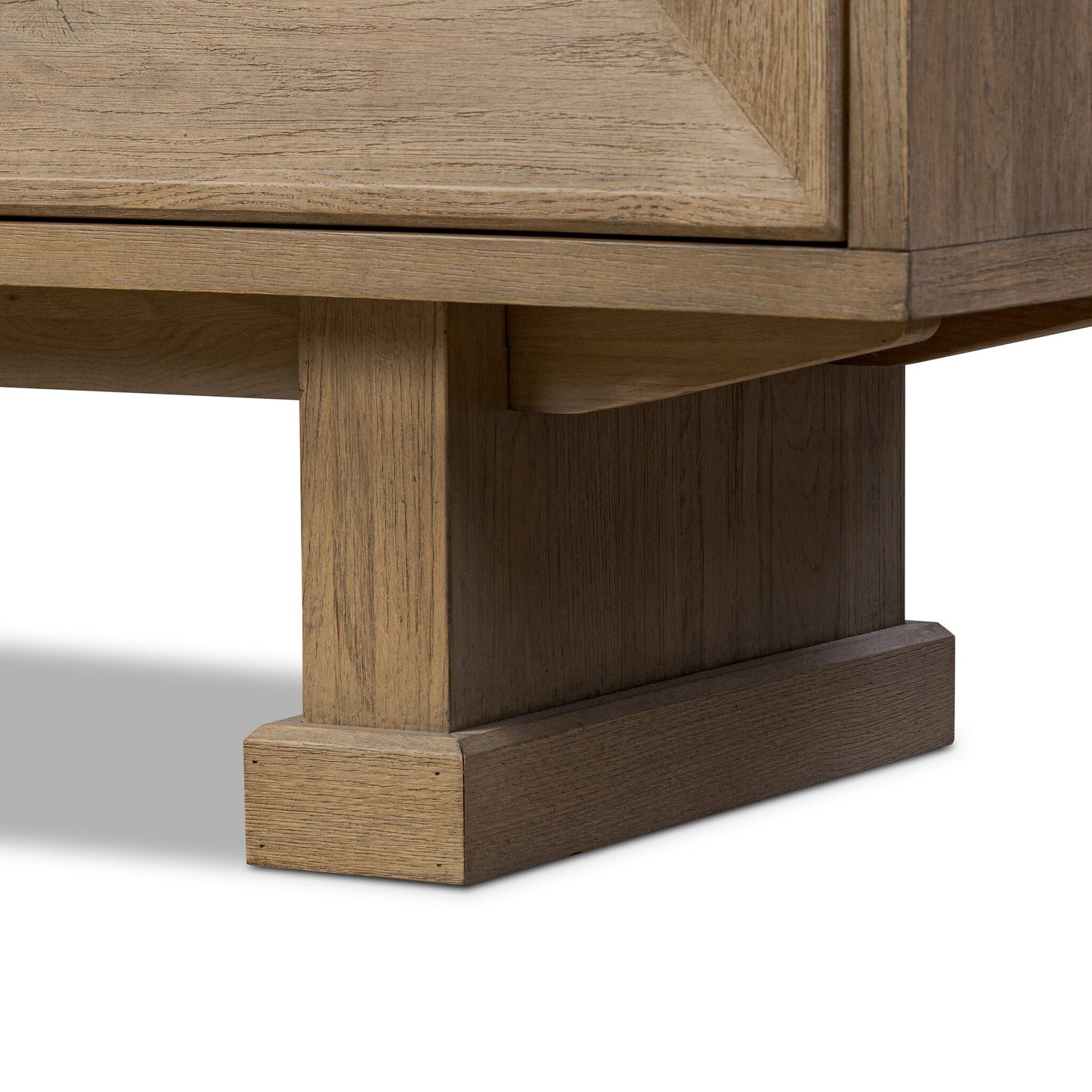 Adela Chamfered‑Frame Oak Sideboard