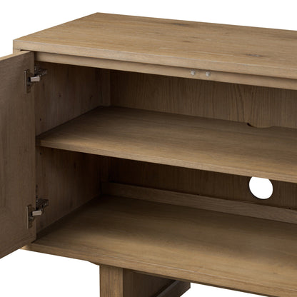 Adela Chamfered‑Frame Oak Sideboard