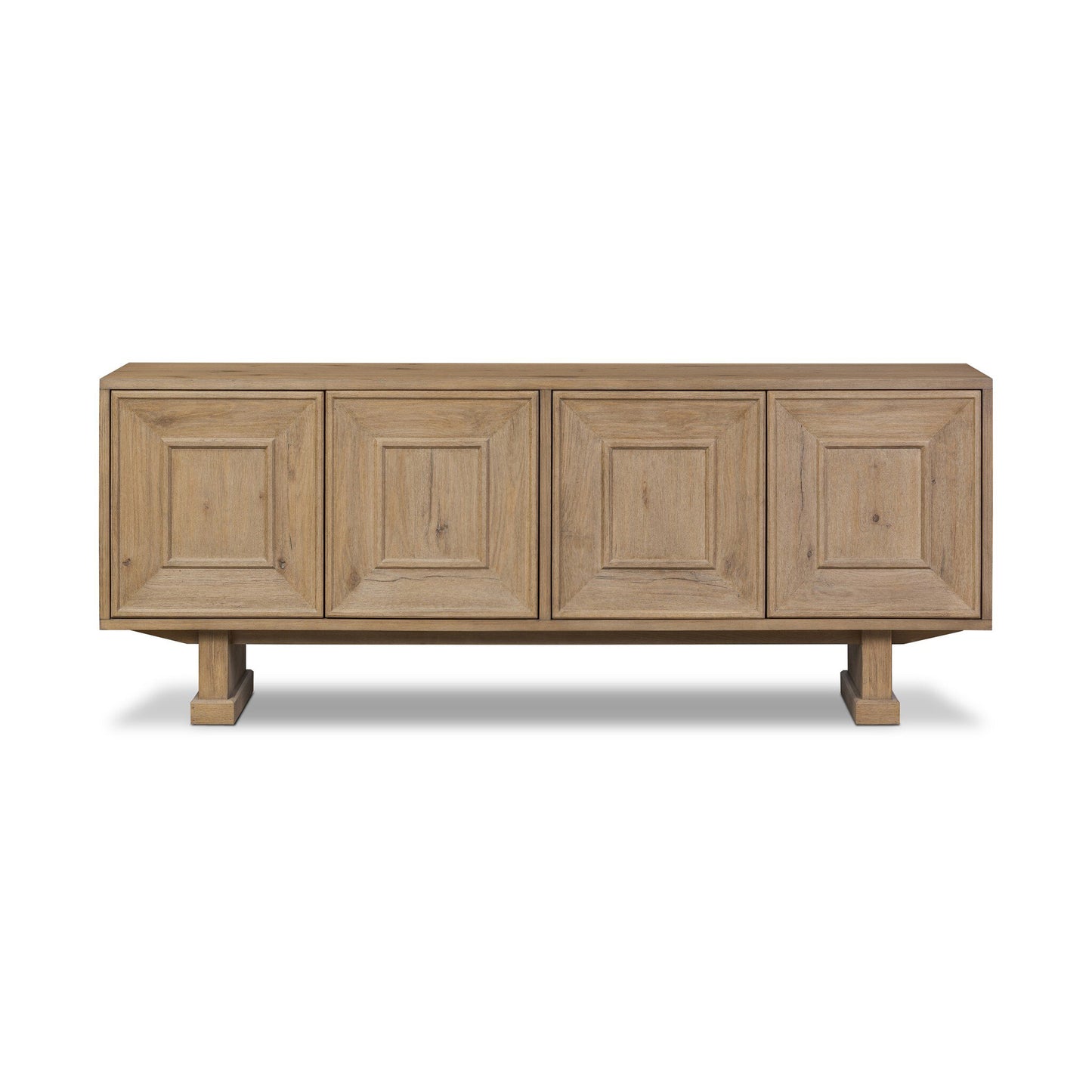Adela Chamfered‑Frame Oak Sideboard