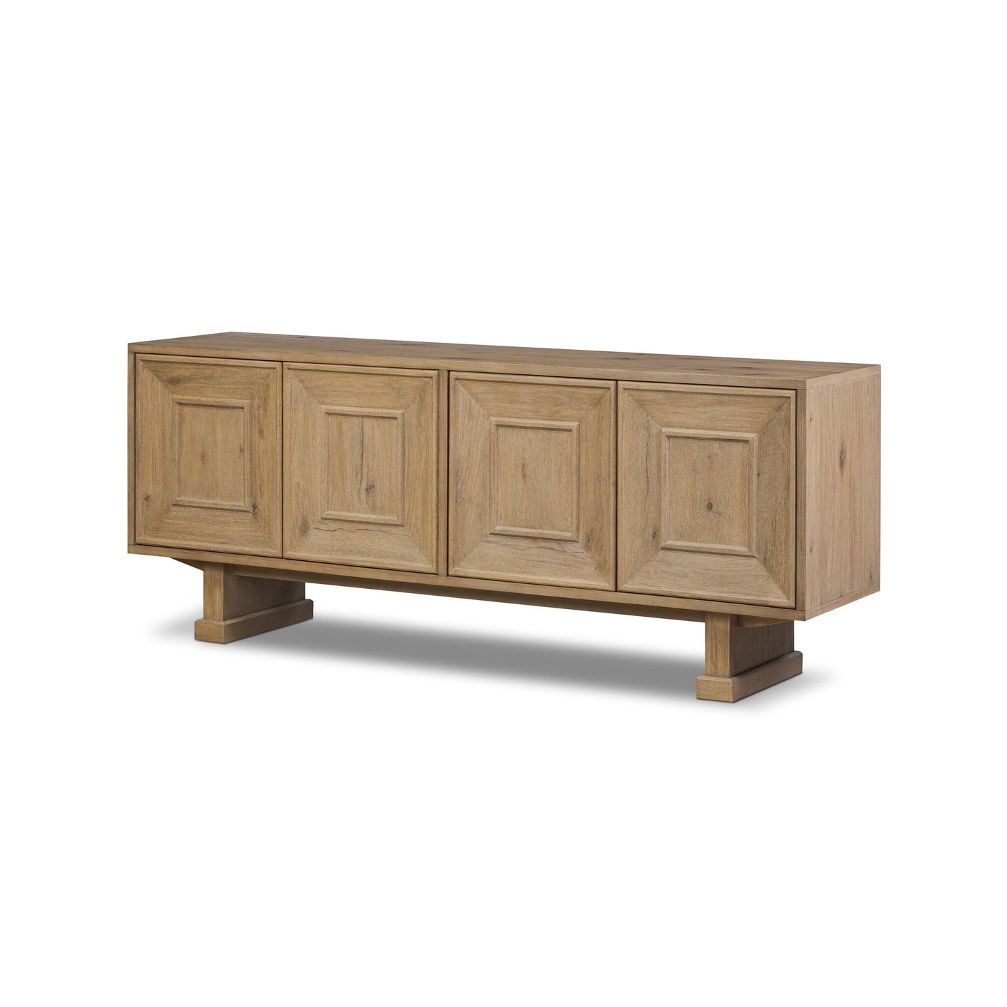Adela Chamfered‑Frame Oak Sideboard