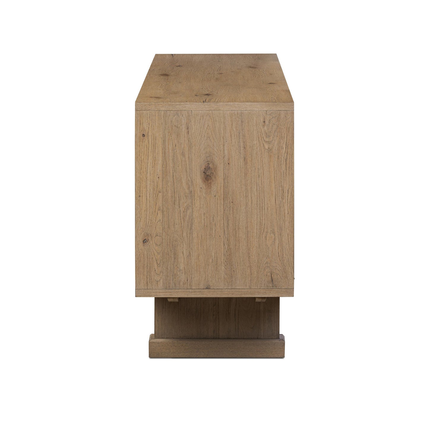 Adela Chamfered‑Frame Oak Sideboard