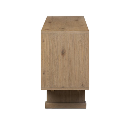 Adela Chamfered‑Frame Oak Sideboard