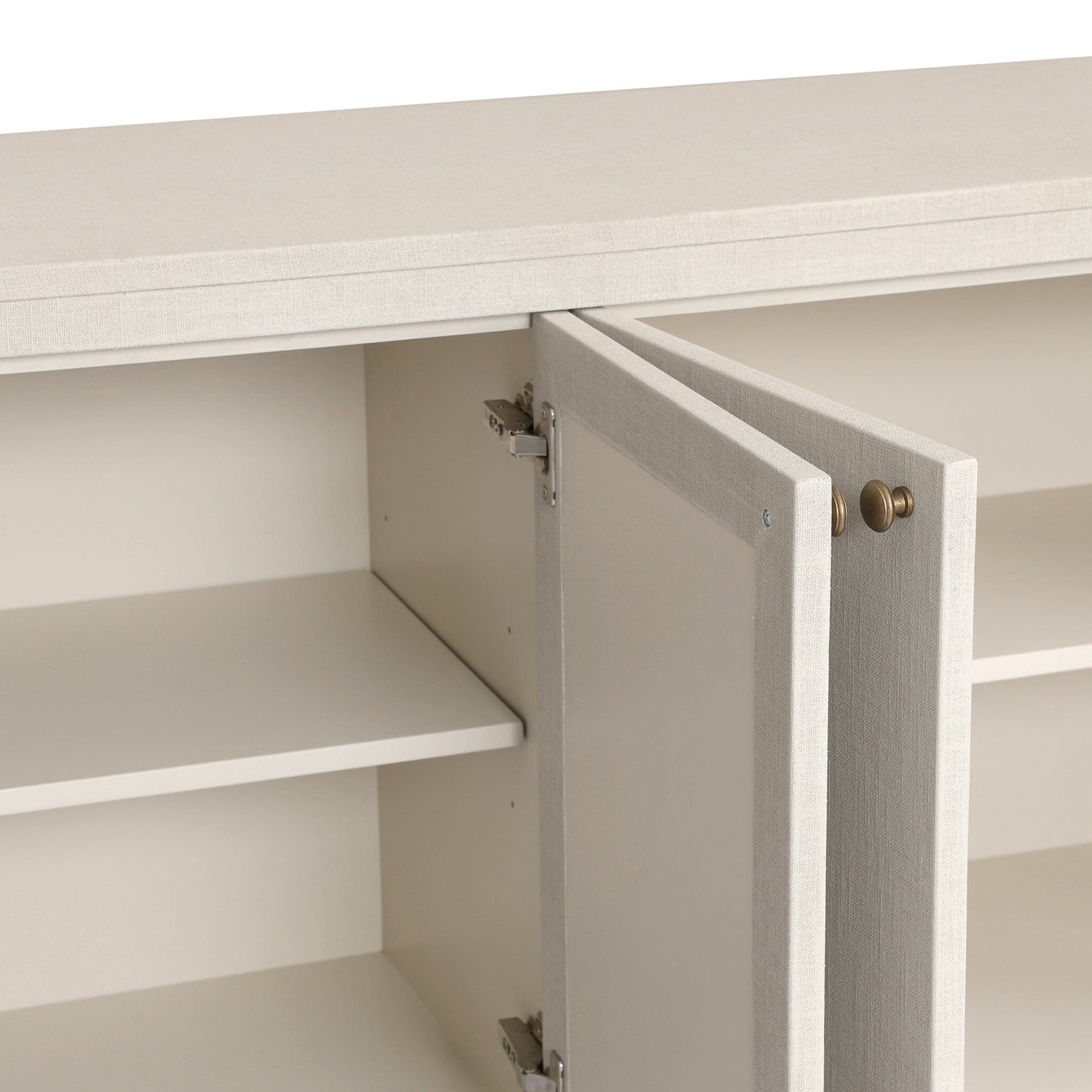 Amelia Ivory Painted Linen Sideboard