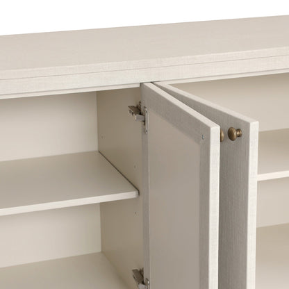 Amelia Ivory Painted Linen Sideboard