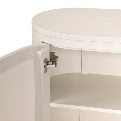 Amelia Ivory Painted Linen Sideboard
