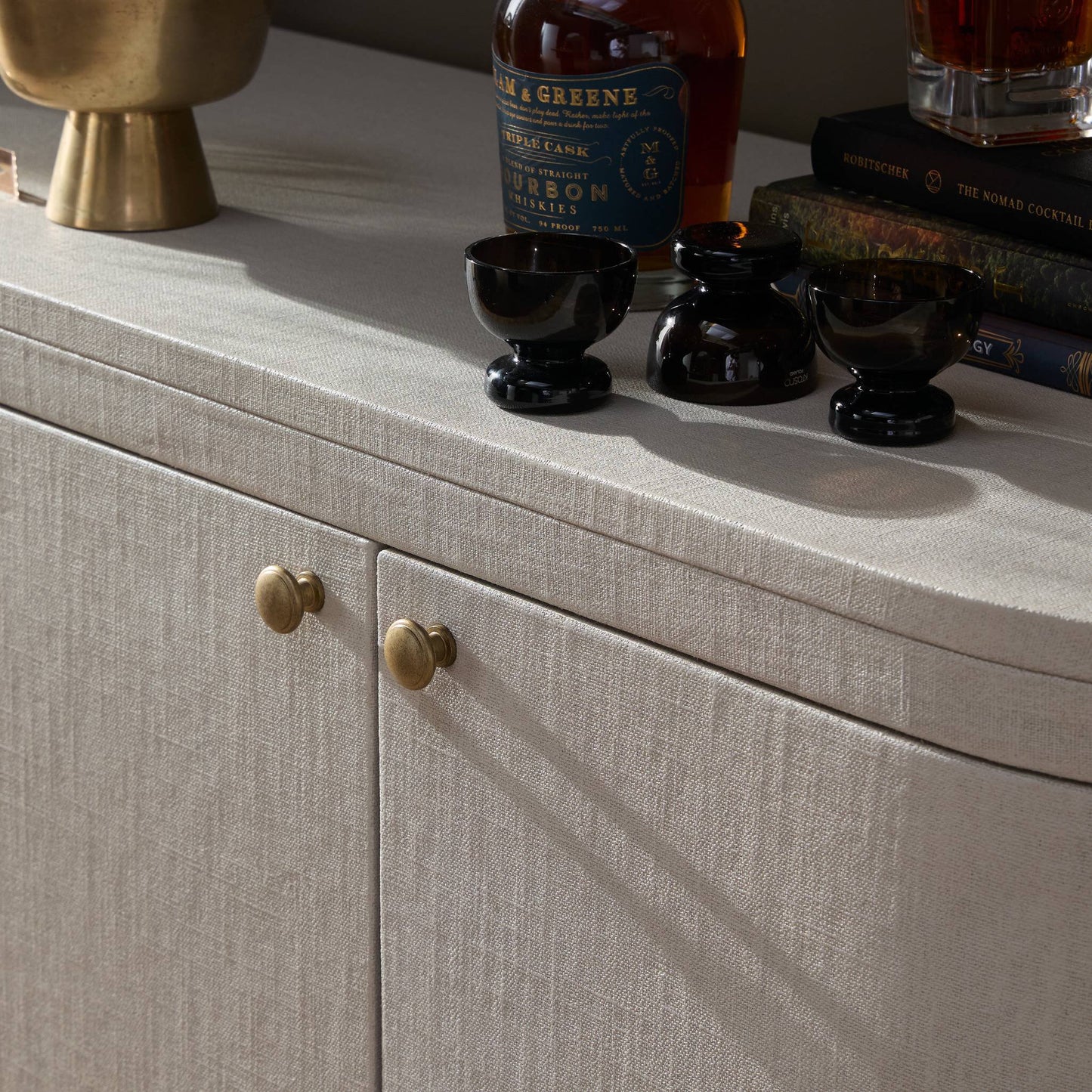 Amelia Ivory Painted Linen Sideboard