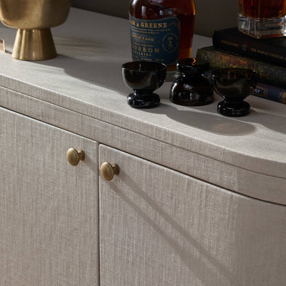 Amelia Ivory Painted Linen Sideboard