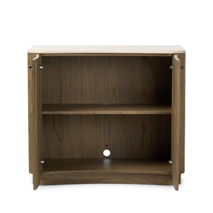 Boa Mindi Wood Cabinet with Marbled Top