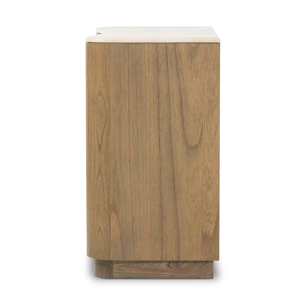 Boa Mindi Wood Cabinet with Marbled Top