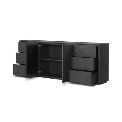 Paula Mahogany Linen Sideboard