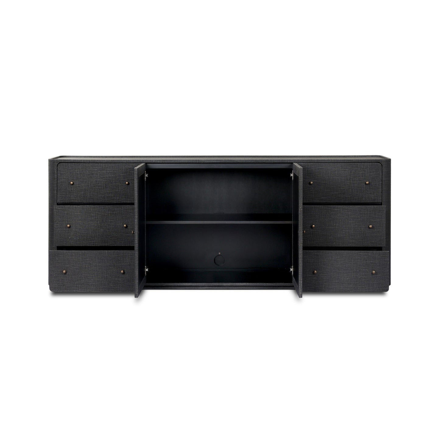 Paula Mahogany Linen Sideboard