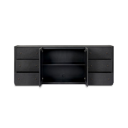 Paula Mahogany Linen Sideboard