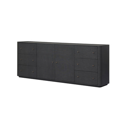 Paula Mahogany Linen Sideboard