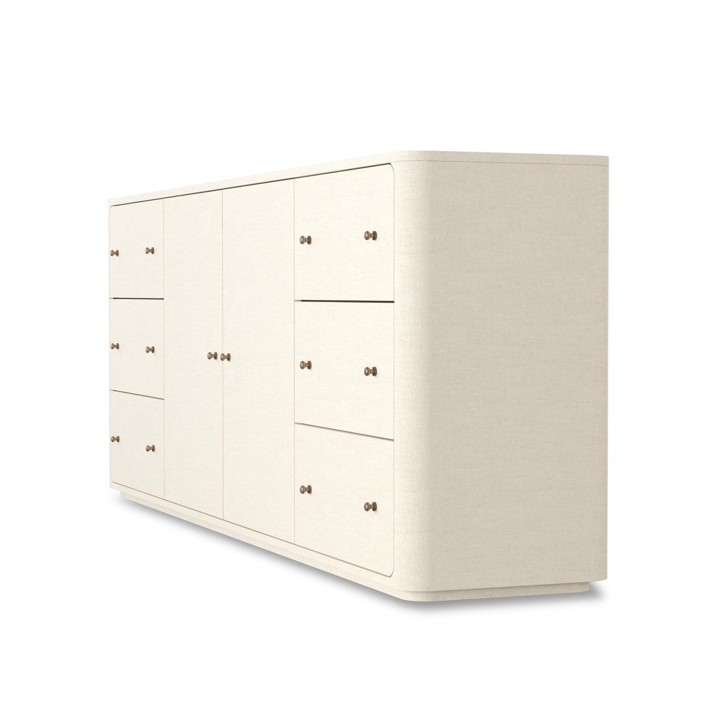 Paula Mahogany Linen Sideboard