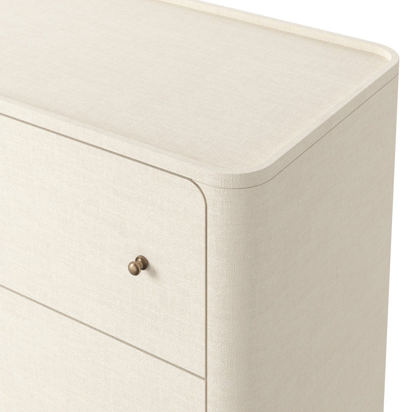 Paula Mahogany Linen Sideboard