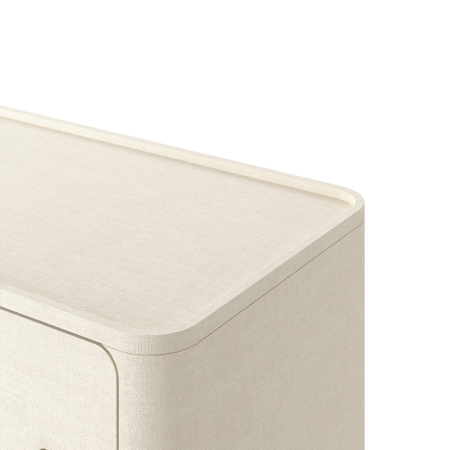 Paula Mahogany Linen Sideboard