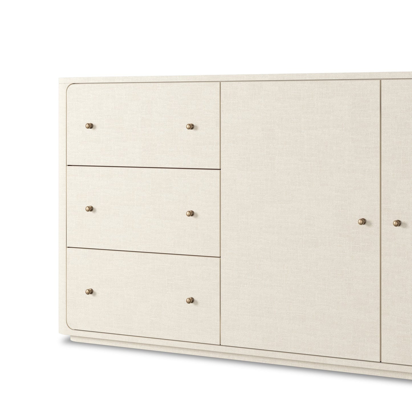 Paula Mahogany Linen Sideboard