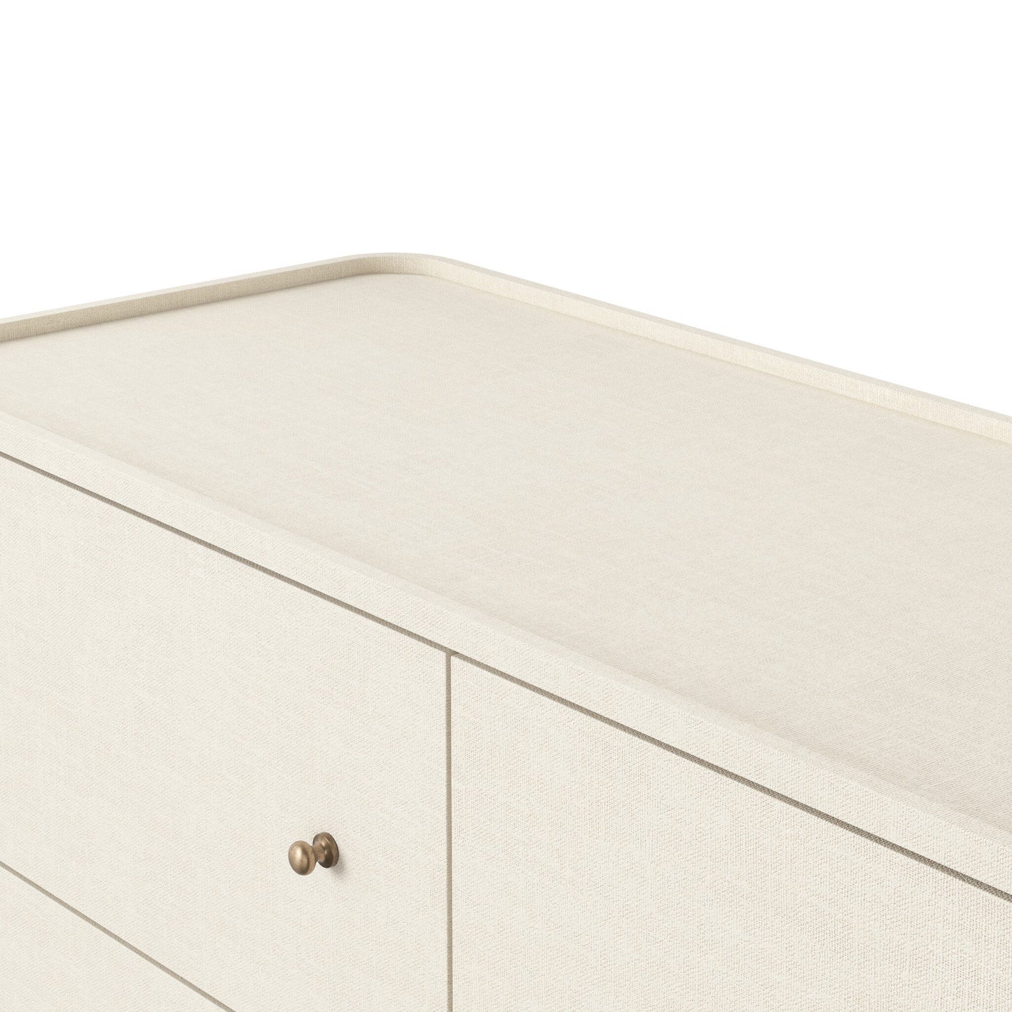 Paula Mahogany Linen Sideboard